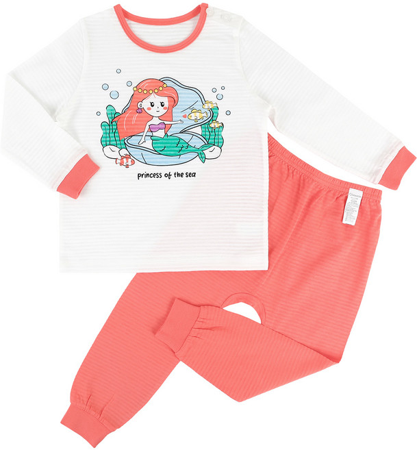 메이키즈 여아용 워터프린세스 9부 변화지 상하의 세트