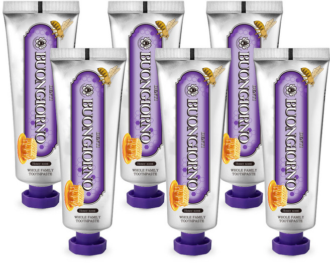 덴티본조르노 잇몸치약, 100g, 6개