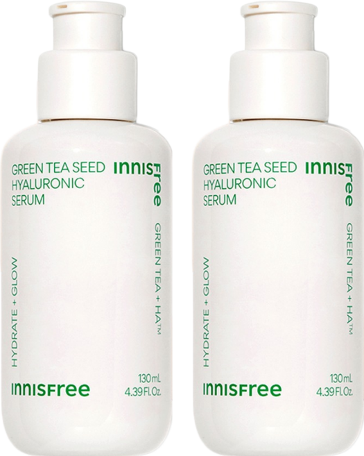 INNISFREE 綠茶籽玻尿酸保濕精華, 130ml, 2瓶