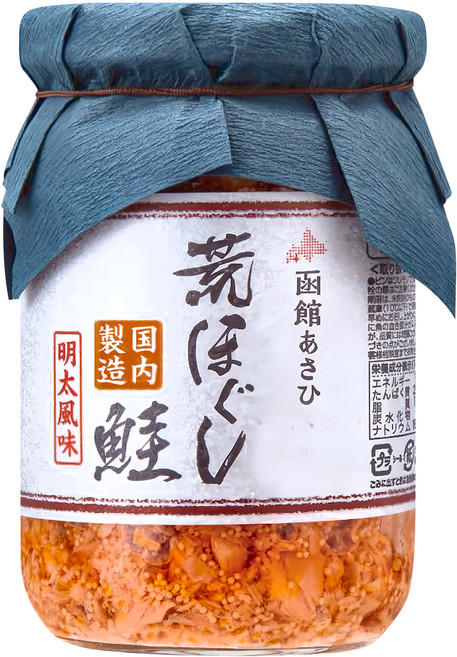 函館朝日 荒鮭明太鮭魚鬆, 100g, 1罐