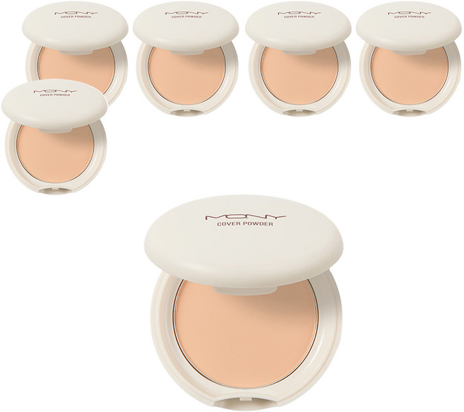 MACQUEEN NEWYORK 遮瑕粉餅 9g, Light Beige, 6個