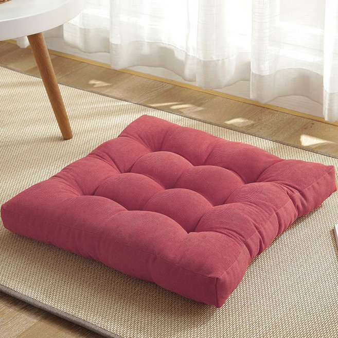 마메 프리미엄 쿠션 사각방석 솜포함