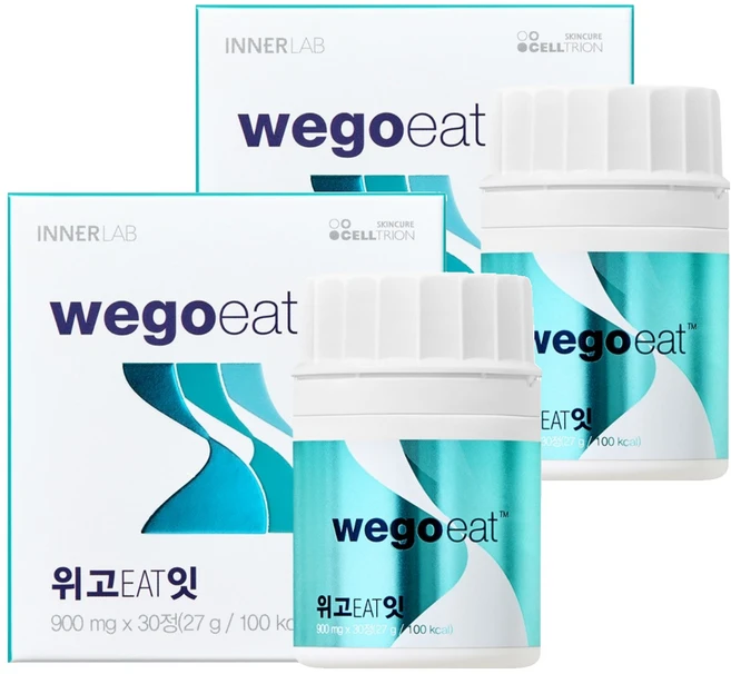 이너랩 위고잇 27g, 30정, 2개 - 쿠팡