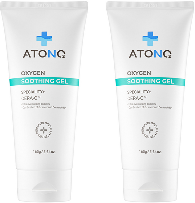 아토앤오투 2세대 옥시젠 수딩젤, 160g, 2개