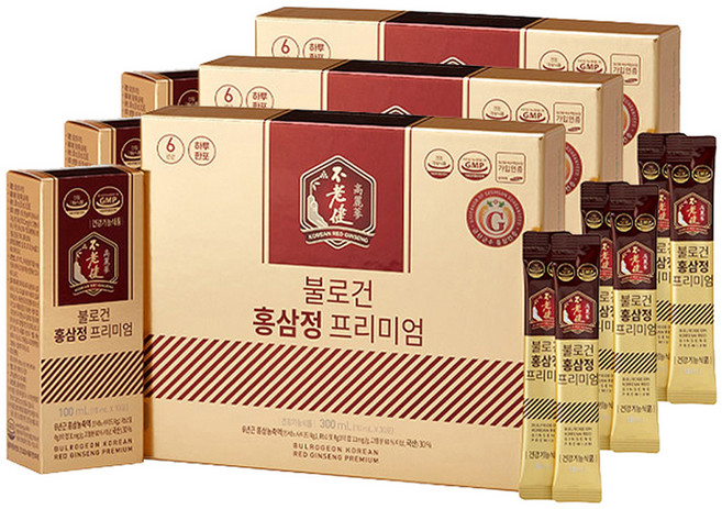 불로건 홍삼정 프리미엄, 300ml, 3개