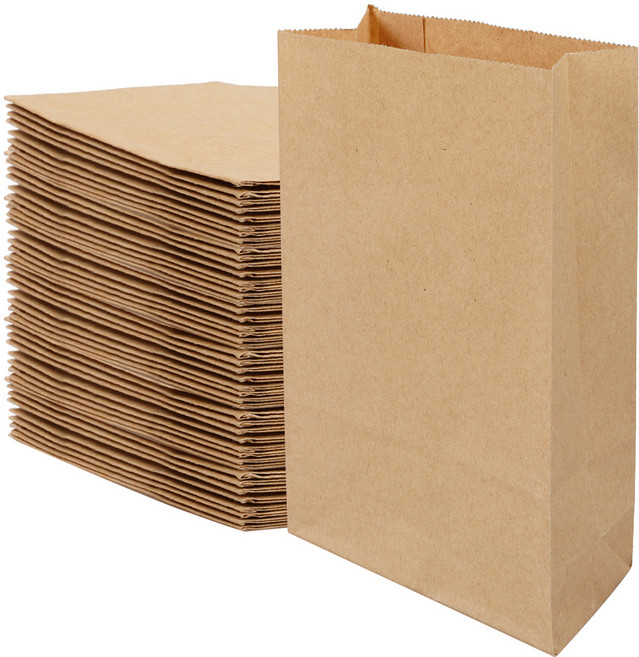 코멧 다용도 크라프트 종이봉투, 크라프트색, 100개