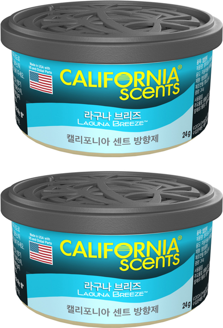 캘리포니아센트 방향제, 2개, 라구나 브리즈