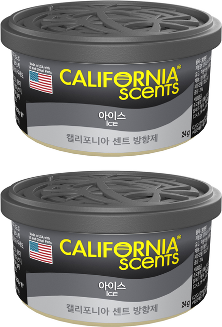 캘리포니아센트 방향제, 2개, 아이스