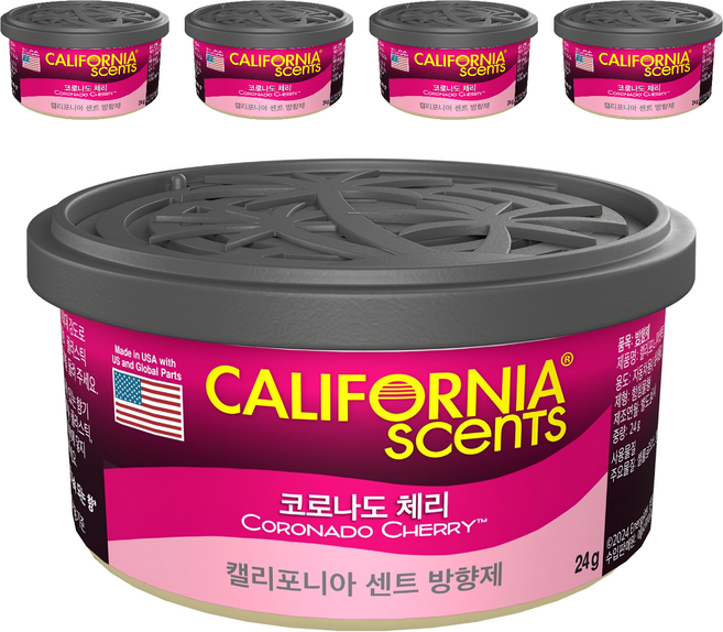 캘리포니아센트 방향제, 5개, 코로나도 체리