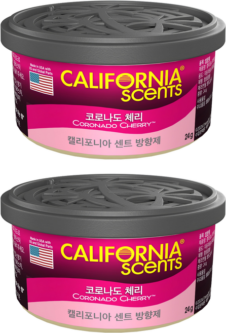 캘리포니아센트 방향제, 2개, 코로나도 체리