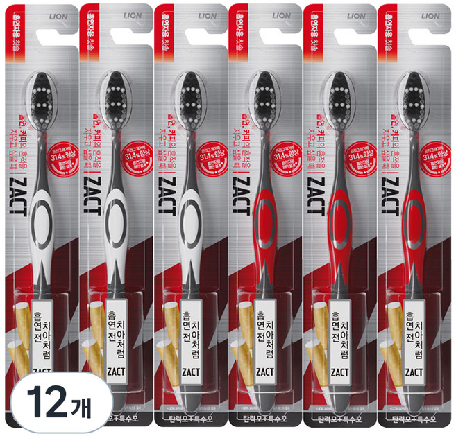 작트 칫솔 랜덤 발송, 1개입, 12개