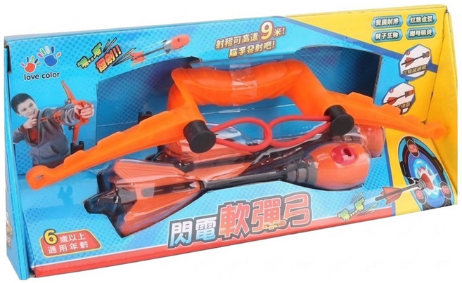 love color 樂彩森林 閃電軟彈弓, 顏色隨機, 1組