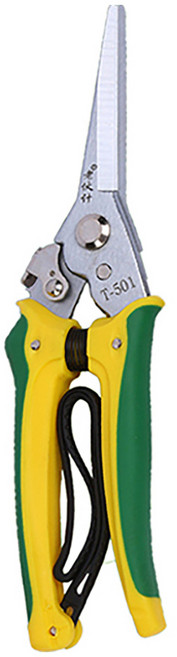 월드크린 착붙 원예용 꽃 가위, 1개