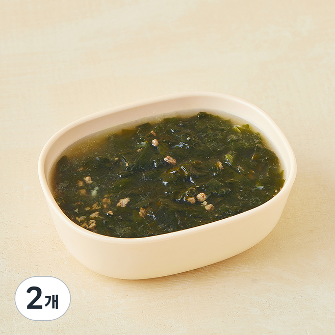 원더스푼 아이들 한우소고기미역국, 300g, 2개