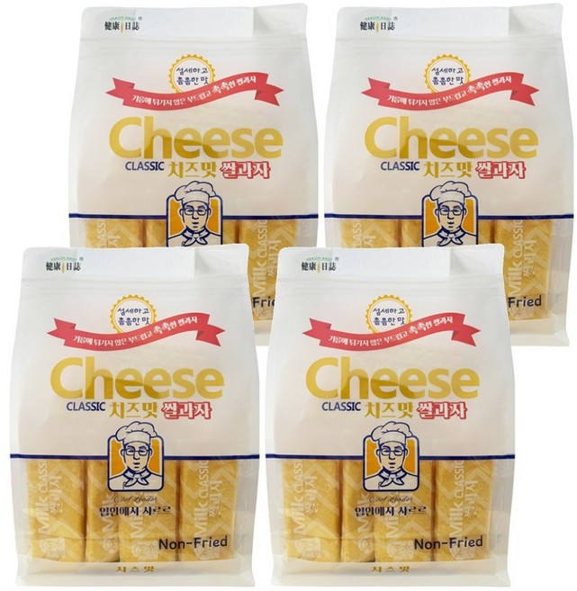 HEALTH DAILY 健康日誌 起司米餅, 240g, 4袋