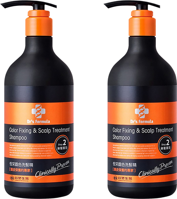 台塑生醫 Dr's Formula 恆采固色洗髮精, 580g, 2瓶