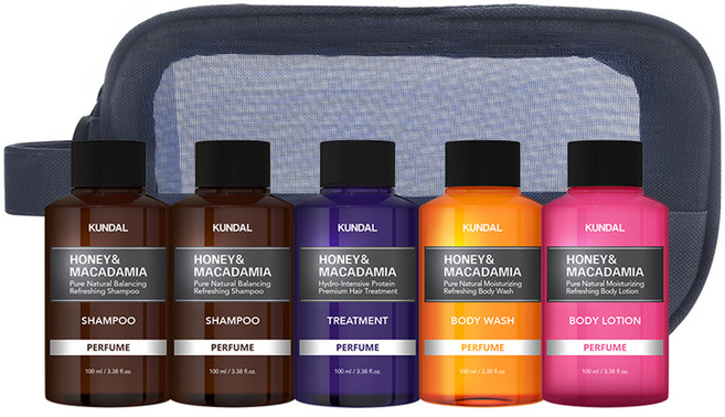 쿤달 트래블 키트 5종 세트 TYPE1 베이비파우더향, 1세트