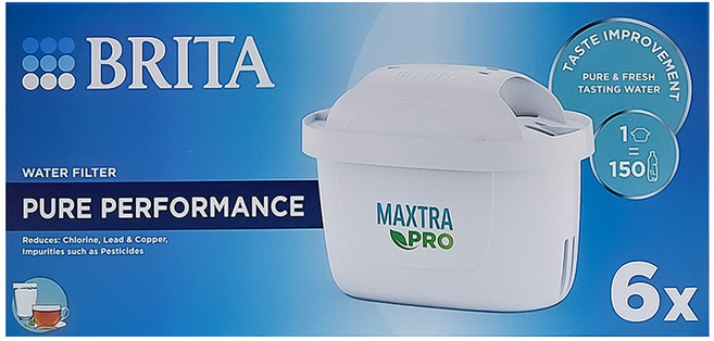 BRITA 純淨全效全效濾芯, 白色, 6個