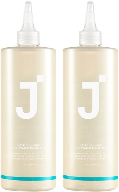 제이숲 카밍 세라 쿨 워터 헤어 트리트먼트, 500ml, 2개