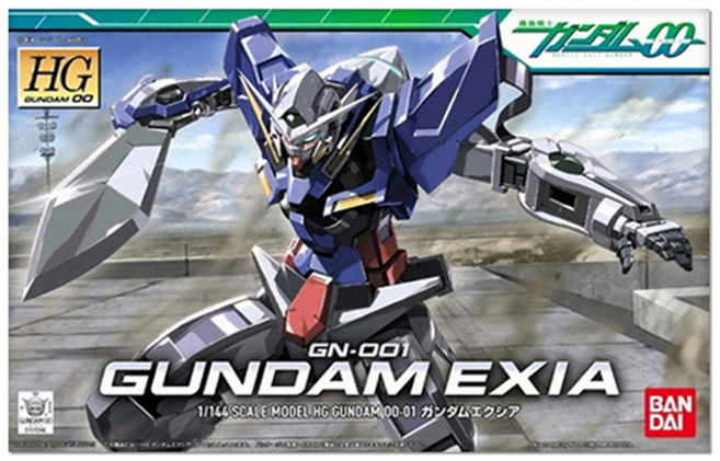 반다이 HGOO01 1/144 HG 건담 엑시아 BD151246, 1개