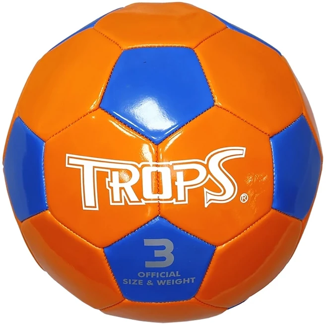TROPS 特波士 PVC耐磨足球 橘色, 1顆, 40263