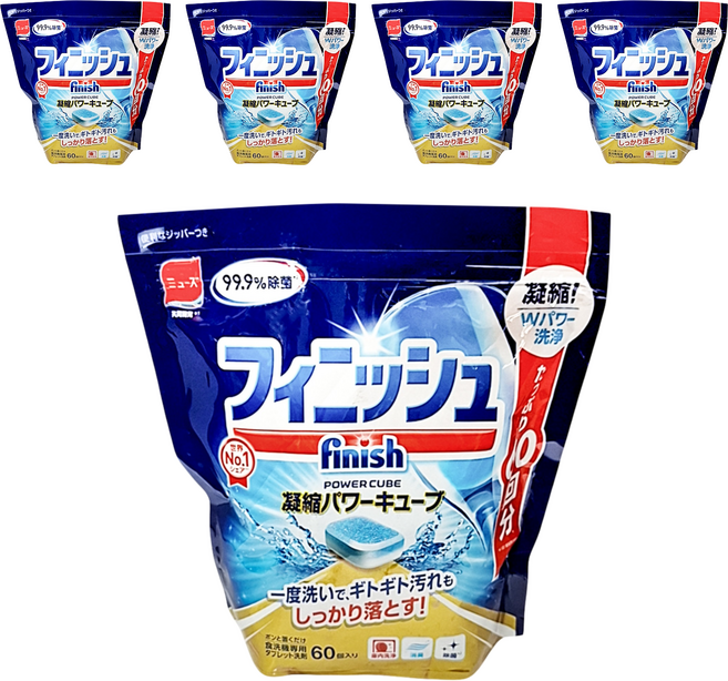 finish 洗碗錠, 300g, 5包