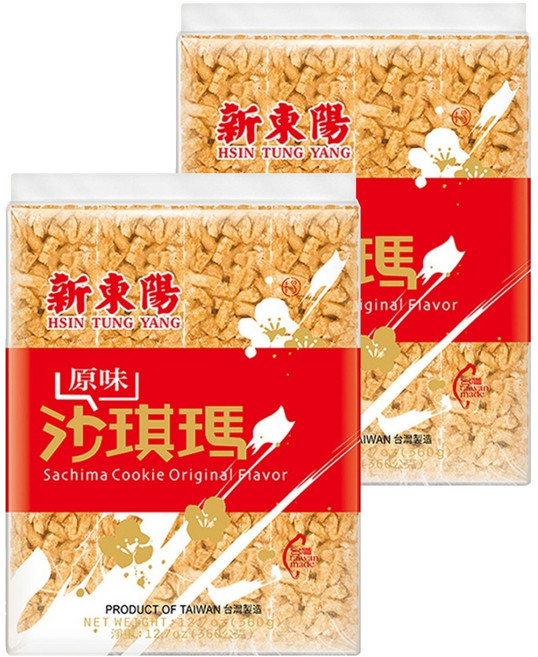 新東陽 原味沙琪瑪, 360g, 2袋