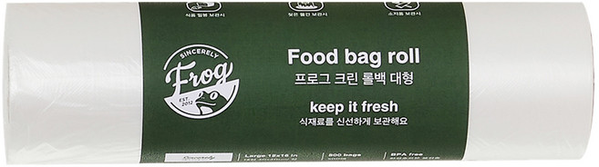 프로그 크린 롤백 대형 30cm x 40cm, 대(L), 500개입, 1개