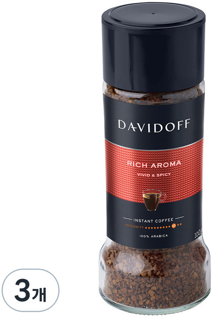 다비도프 리치 아로마 원두커피믹스, 100g, 1개입, 3개