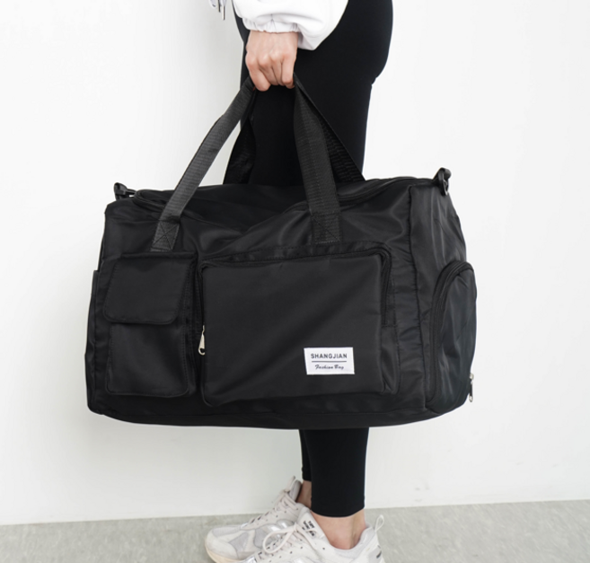 머니조이 남여공용 수납 보스턴백