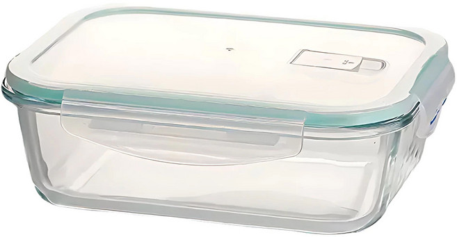 小麥購物 玻璃保鮮盒 方 C110 1040ml, 1個, 1個