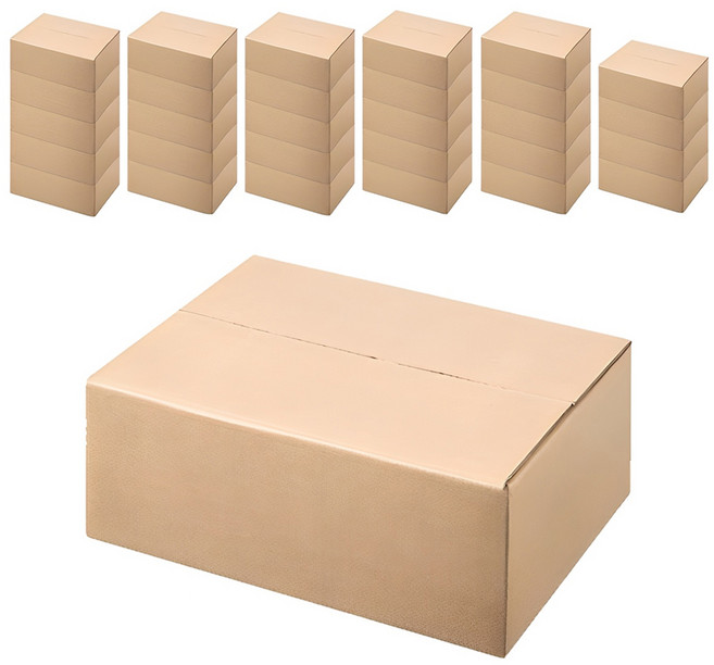 코멧 택배박스, 베이지, 30개