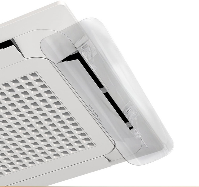 대한 천장형 윈드플렉스 에어컨 투명 바람막이 부착형 가림막 가드, WV-CL, 1개