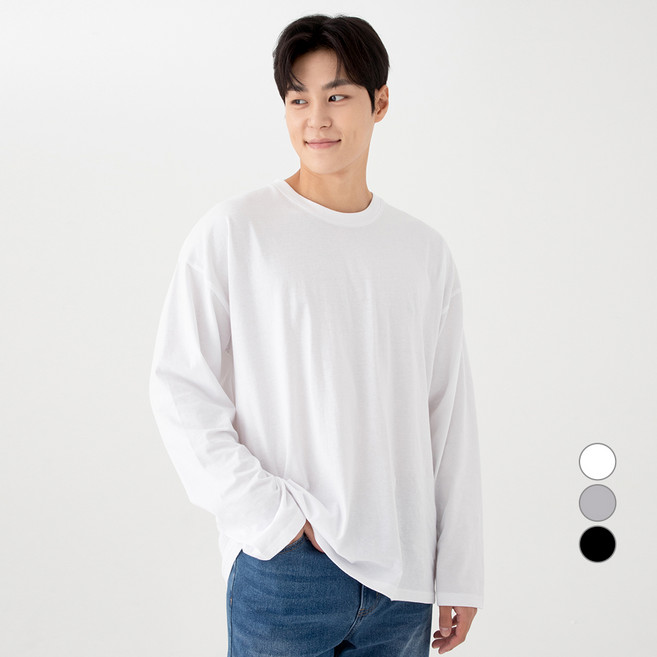 캐럿 오버사이즈 긴소매 티셔츠