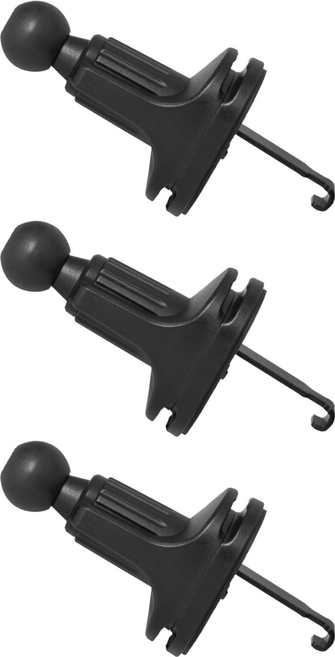 레드빈 케이블 클립 스틸 후크 레버형 송풍구 차량용 거치대 부품 DLAM, 3개, 블랙