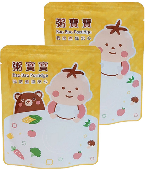 粥寶寶 無毒農 田園南瓜鮮嫩雞 12個月以上, 120g, 2包