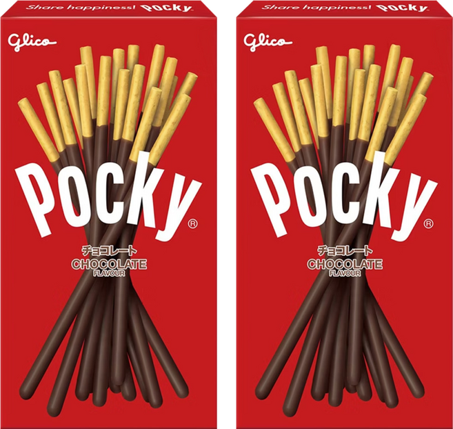 glico 格力高 Pocky 百奇 巧克力棒, 27g, 5盒