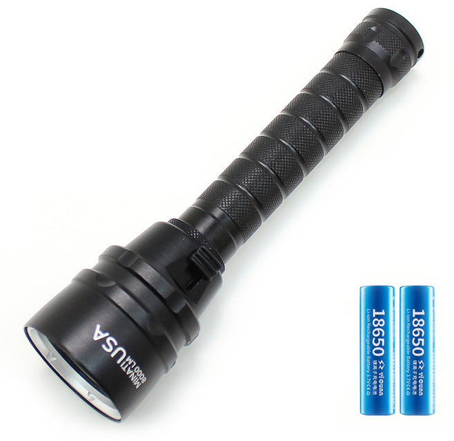 뉴엔 J16 5구 해루질 수중랜턴 LED후레쉬 풀세트, 블랙