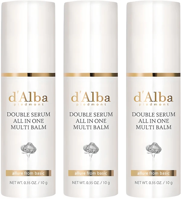 [비건뷰티] 달바 더블 세럼 올인원 멀티밤, 10g, 3개 - 쿠팡