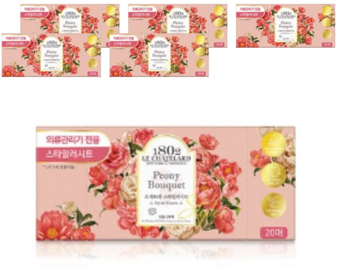 르샤트라1802 스타일러시트 방향제 피오니부케 본품, 20개입, 6개