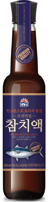 사조 프리미엄 참치액, 550ml, 1개