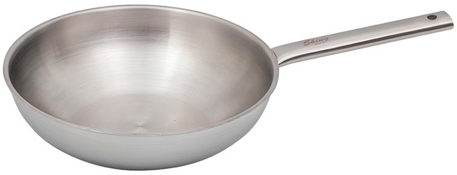 퀸센스 샤이니 통5중 스텐 궁중팬, 28cm, 1개