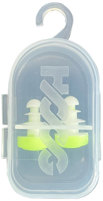 후그 실리콘 춥스 수영귀마개 2p, 그린, 1개