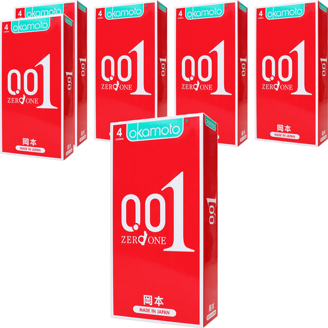 okamoto 岡本 衛生套 001 ZERO ONE 52mm, 4個, 6盒