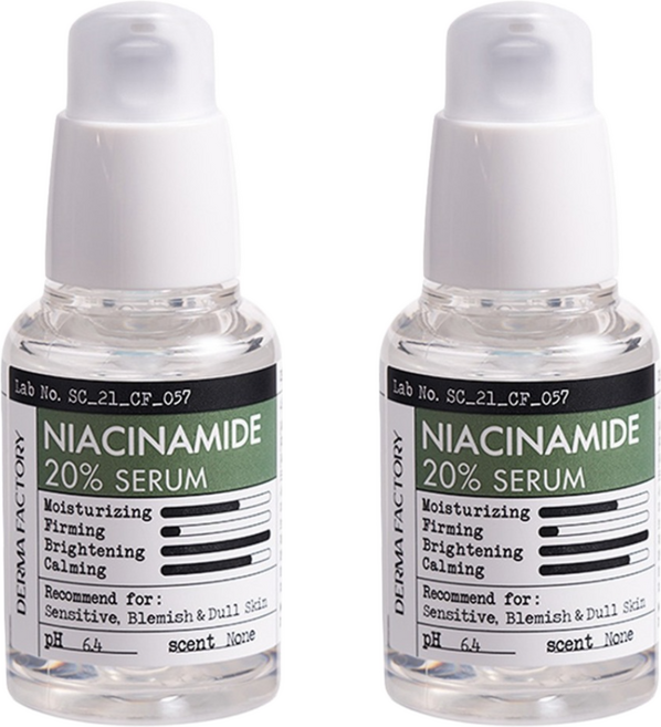 DermaFactory 菸鹼醯胺20%精華, 2瓶, 30ml