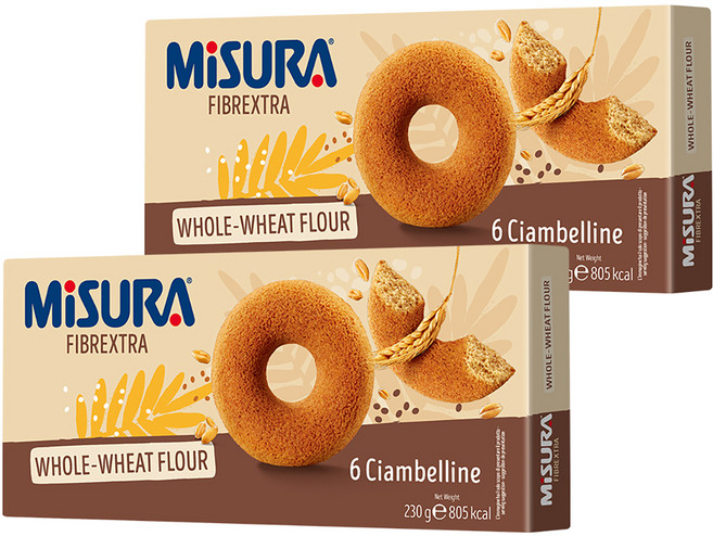 미주라 통밀도넛츠, 230g, 2개