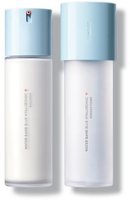 LANEIGE 蘭芝 水酷護理系列護膚禮盒 5件組 水酷護理保濕醒肌露+水酷護理保濕導入液 水潤款+洗面乳, 1組