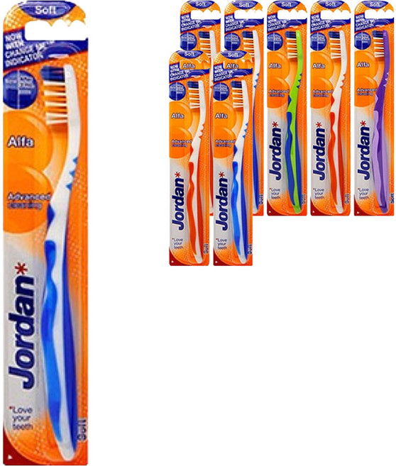 조르단 알파 체인지 미 소프트 칫솔 랜덤발송, 1개입, 8개
