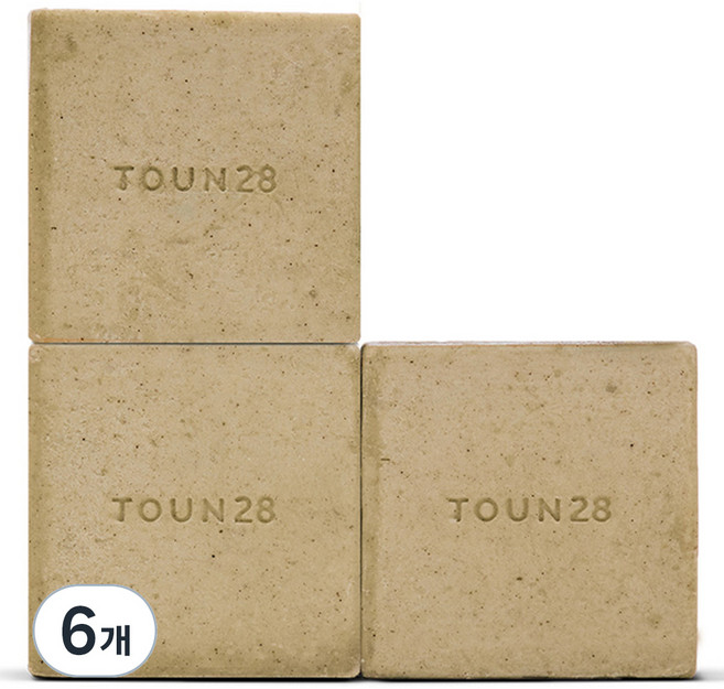TOUN28 S19猴麵包樹油保濕護理洗髮皂, 6個, 100g