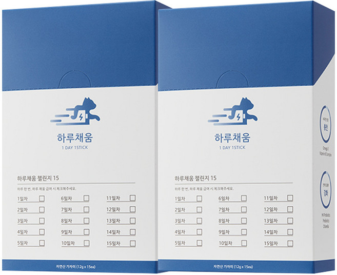 프로젝트21 강아지 고양이 하루채움 종합 영양제, 가자미맛, 180g, 2개